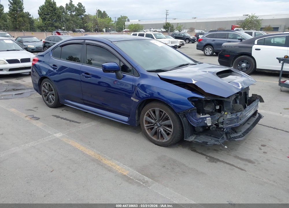 2016 SUBARU WRX VIN: JF1VA1B66G9830309