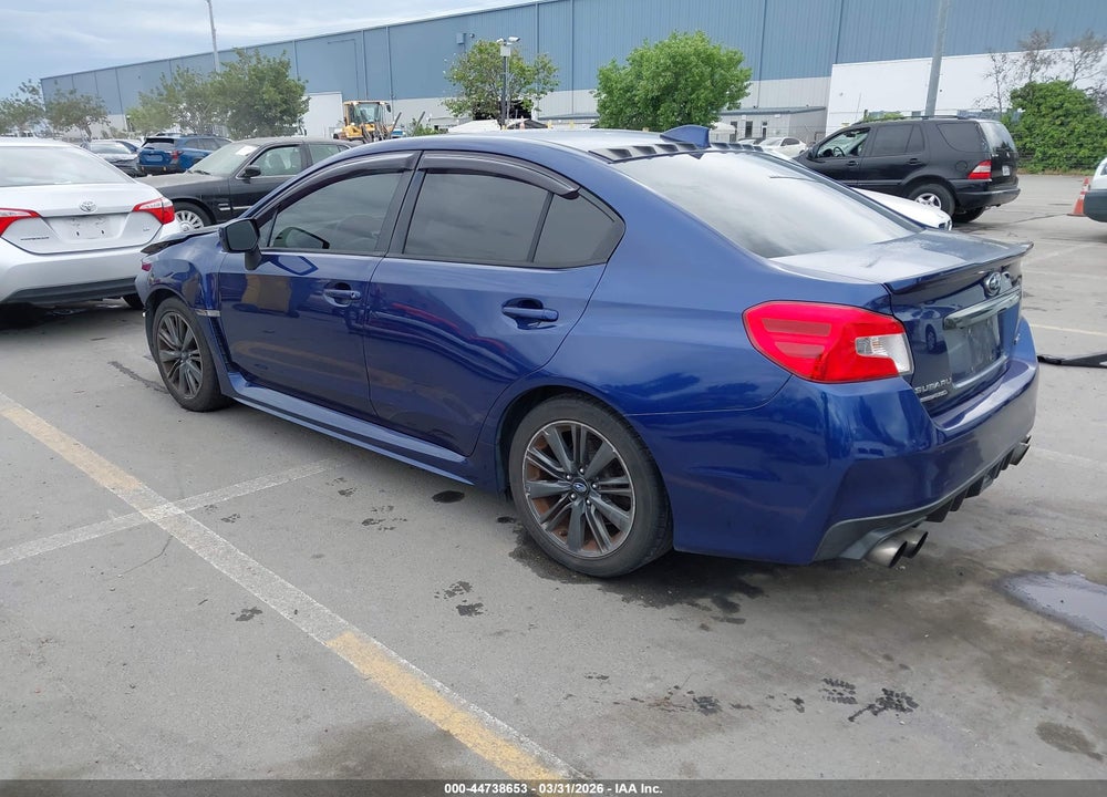 2016 SUBARU WRX VIN: JF1VA1B66G9830309