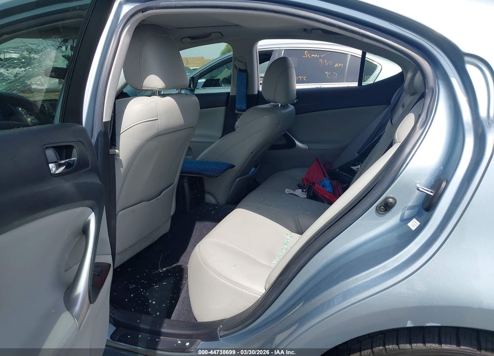2007 LEXUS IS 250 VIN: JTHBK262X75050195