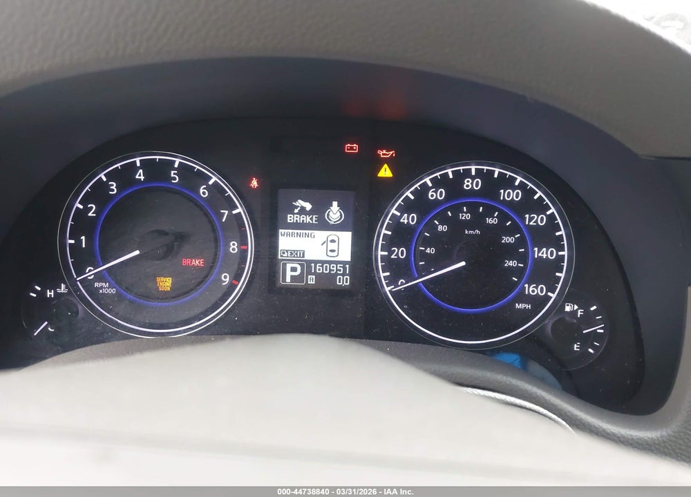 2012 INFINITI G37 JOURNEY VIN: JN1CV6EK9CM422408