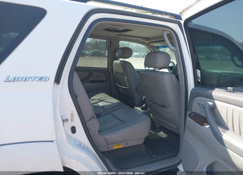 2003 TOYOTA SEQUOIA LIMITED V8 VIN: 5TDBT48AX3S173014