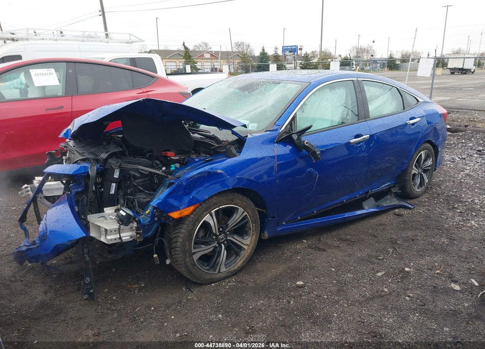 2016 HONDA CIVIC TOURING VIN: 19XFC1F95GE213833