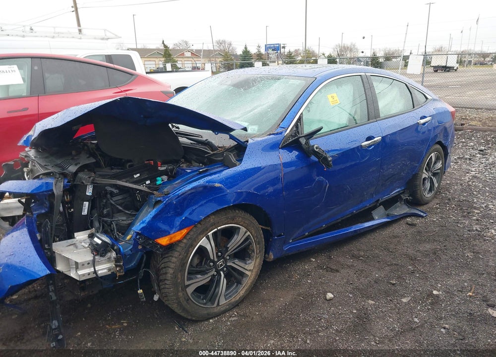 2016 HONDA CIVIC TOURING VIN: 19XFC1F95GE213833