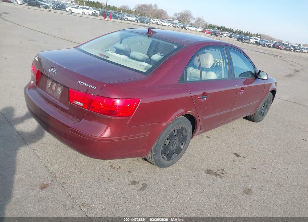 2009 HYUNDAI SONATA GLS VIN: 5NPET46C19H404107
