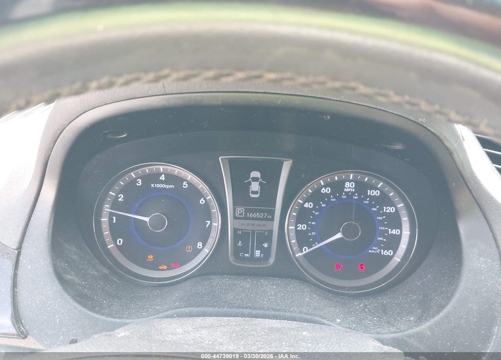 2013 HYUNDAI AZERA VIN: KMHFG4JG3DA223346