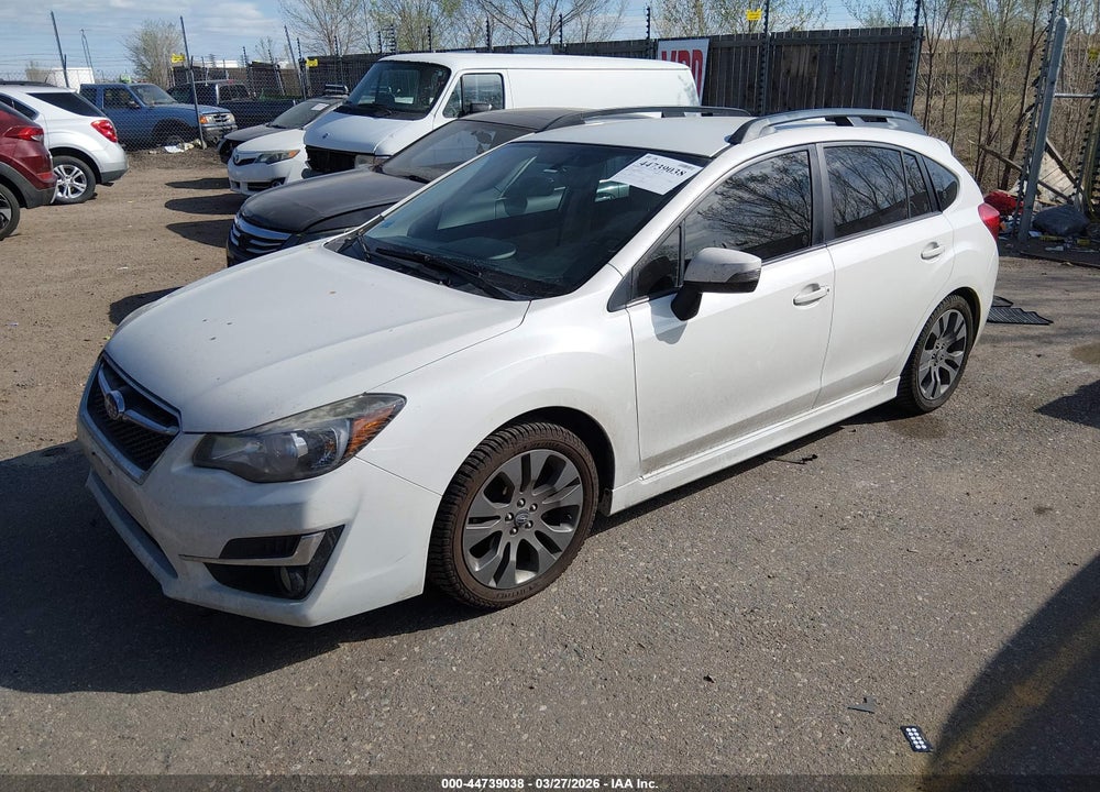 2016 SUBARU IMPREZA 2.0I SPORT LIMITED VIN: JF1GPAU67GH250237