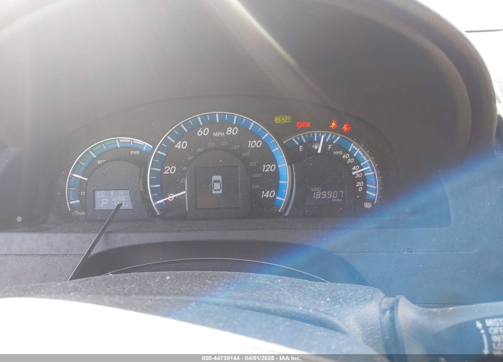 2013 TOYOTA CAMRY HYBRID XLE VIN: 4T1BD1FK3DU078472