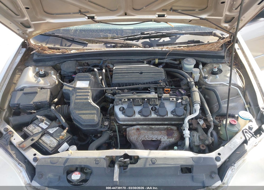 2001 HONDA CIVIC LX VIN: 1HGES15561L038876