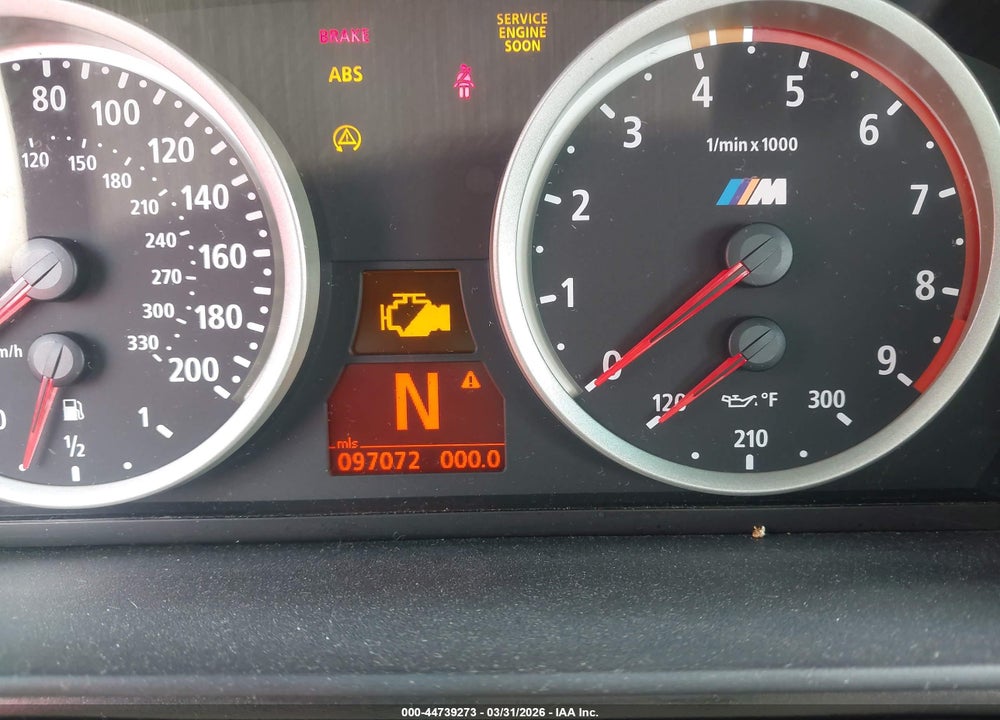 2006 BMW M5 VIN: WBSNB93586CX06158