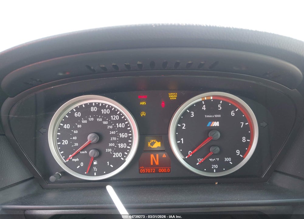 2006 BMW M5 VIN: WBSNB93586CX06158