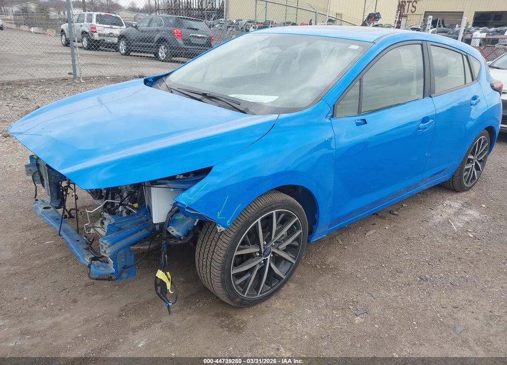 2025 SUBARU IMPREZA SPORT 5-DOOR VIN: JF1GUAFC4S8211870