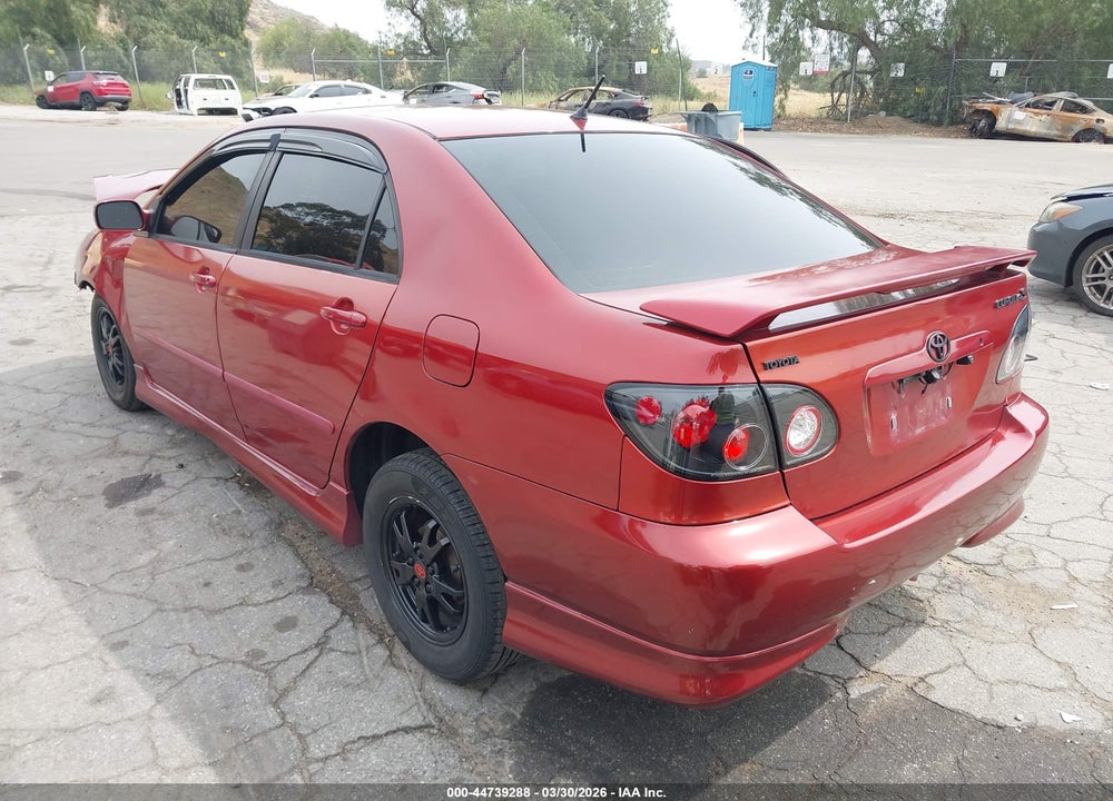 2008 TOYOTA COROLLA S VIN: 1NXBR30EX8Z998363
