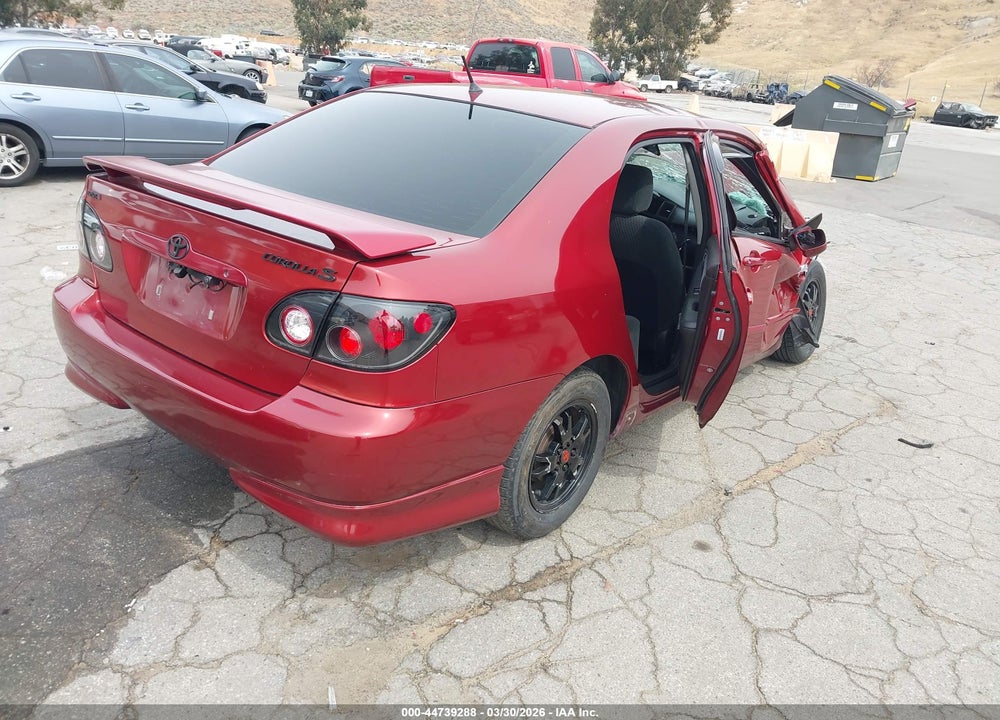 2008 TOYOTA COROLLA S VIN: 1NXBR30EX8Z998363