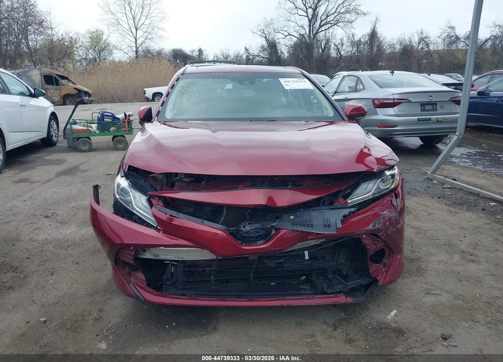 2020 TOYOTA CAMRY XLE HYBRID VIN: 4T1F31AKXLU014181