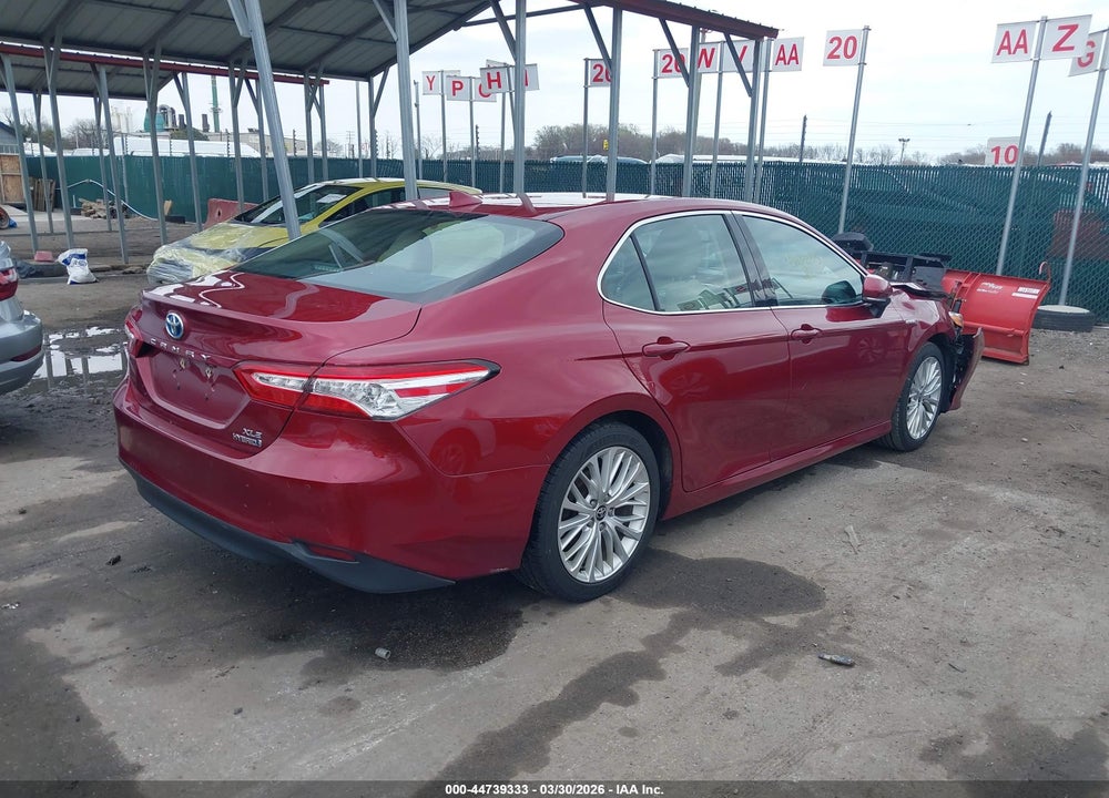 2020 TOYOTA CAMRY XLE HYBRID VIN: 4T1F31AKXLU014181