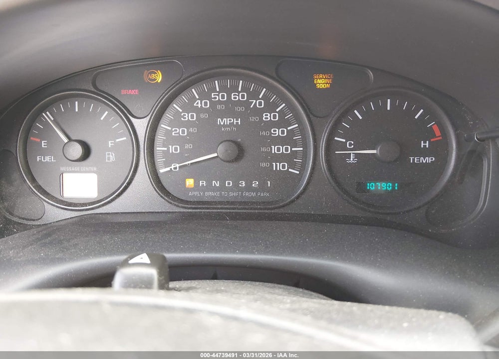 2000 CHEVROLET VENTURE LS VIN: 1GNDX03E3YD252552