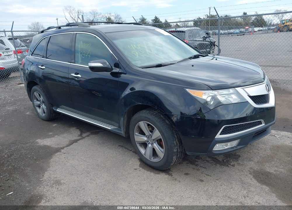 2012 ACURA MDX TECHNOLOGY PACKAGE VIN: 2HNYD2H30CH510179