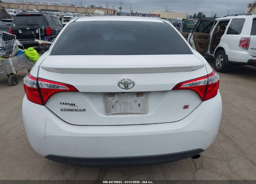 2015 TOYOTA COROLLA S PLUS VIN: 5YFBURHE3FP359200