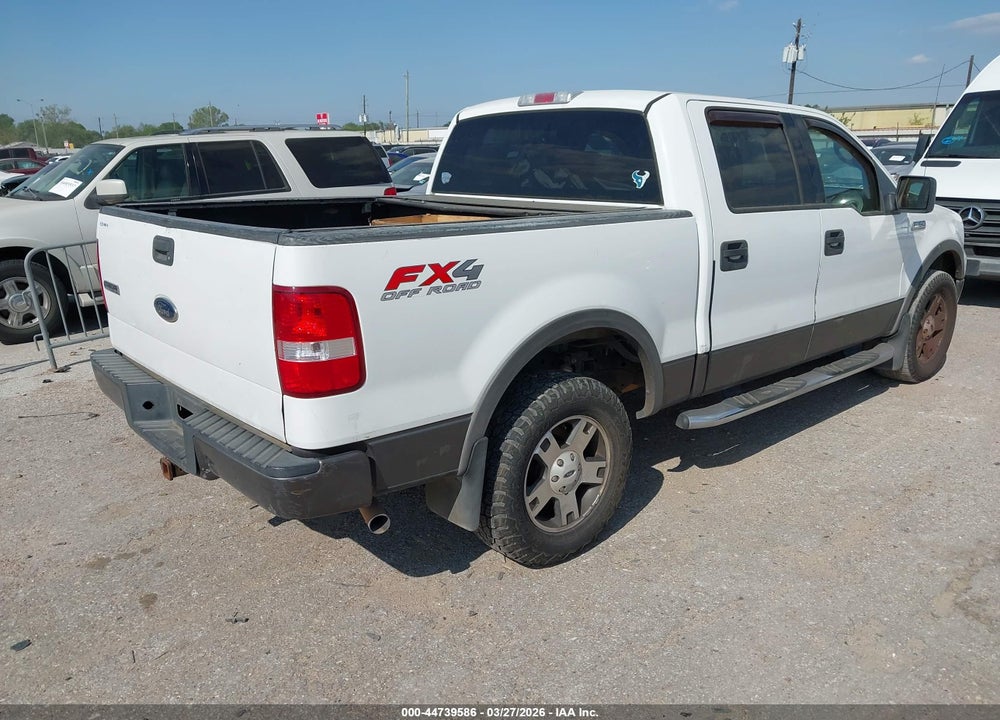 2004 FORD F-150 VIN: 1FTPW14544FA26015