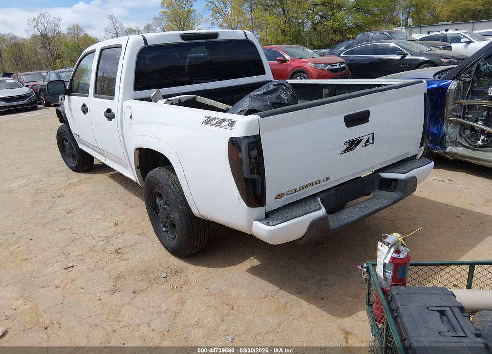 2005 CHEVROLET COLORADO LS VIN: 1GCDT136758191357