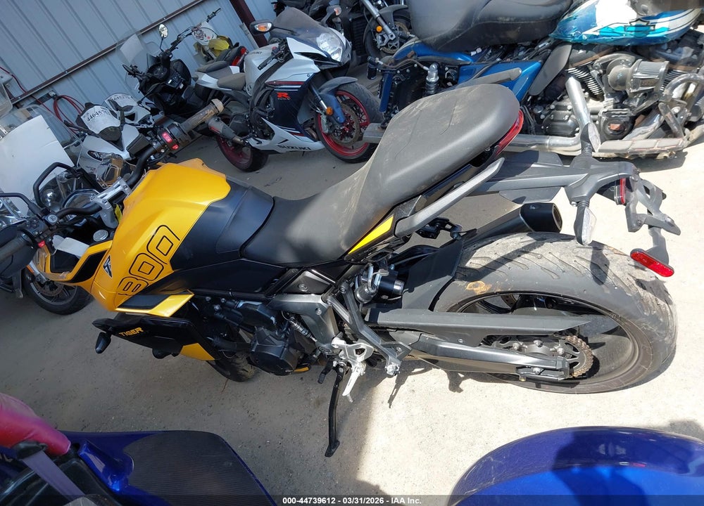 2025 TRIUMPH MOTORCYCLE TIGER SPORT 800 VIN: SMTL25P17STCF5877