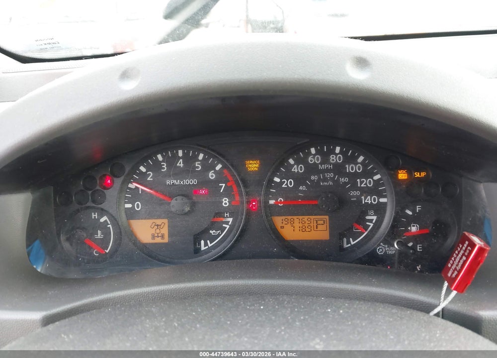 2006 NISSAN XTERRA S VIN: 5N1AN08W16C513839
