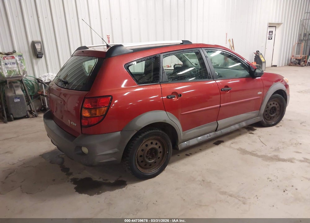 2005 PONTIAC VIBE VIN: 5Y2SL63865Z444653
