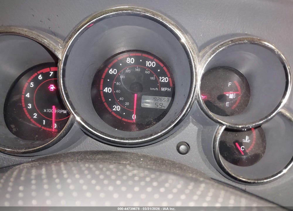 2005 PONTIAC VIBE VIN: 5Y2SL63865Z444653