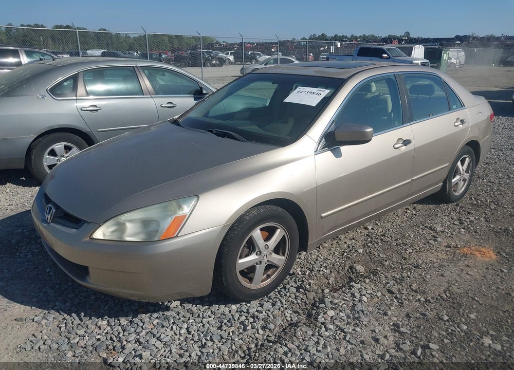 2003 HONDA ACCORD 2.4 EX VIN: 1HGCM566X3A049541