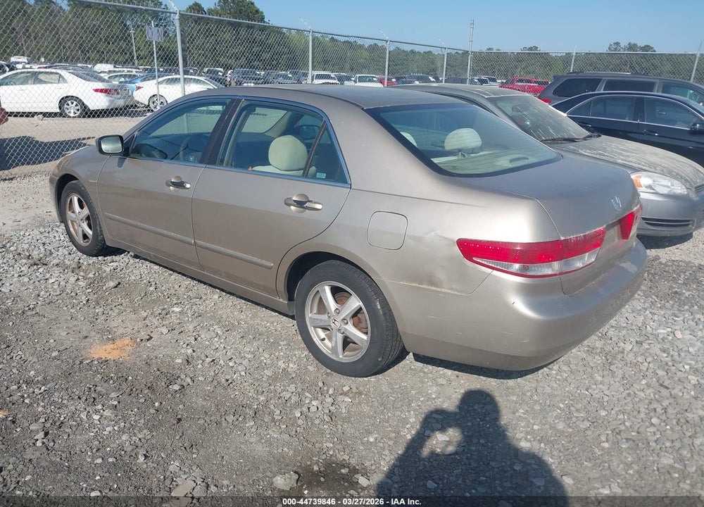 2003 HONDA ACCORD 2.4 EX VIN: 1HGCM566X3A049541