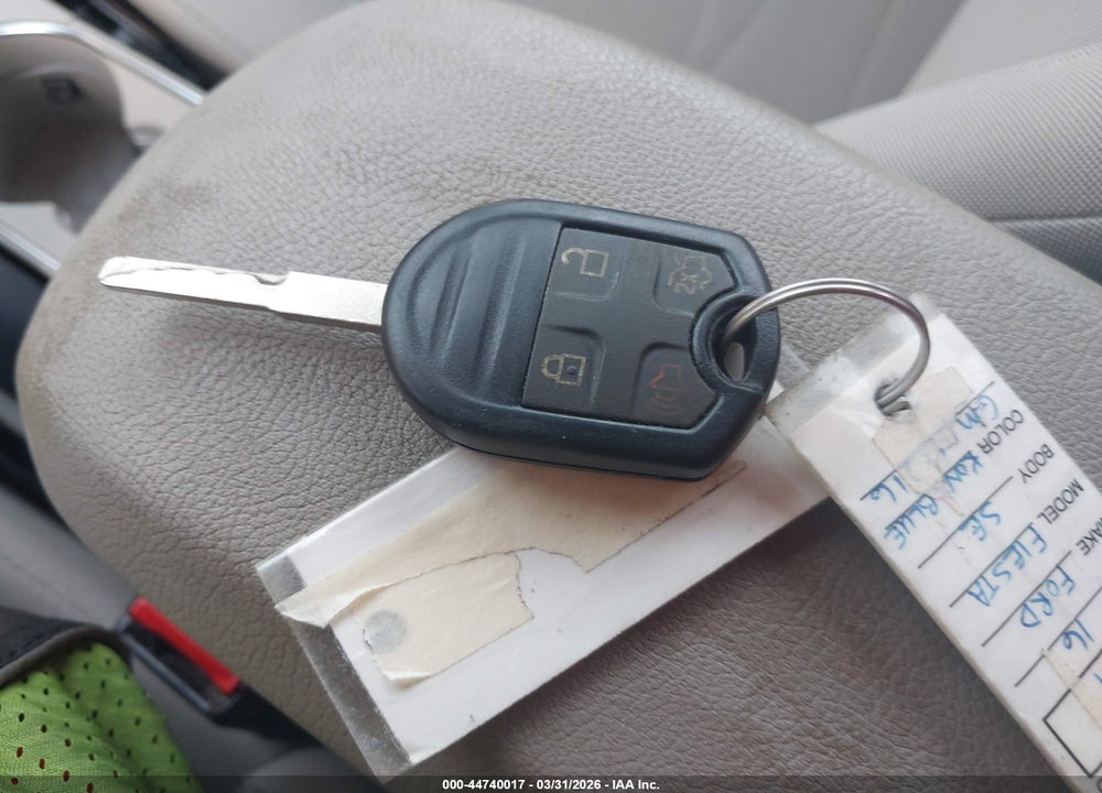 2016 FORD FIESTA SE VIN: 3FADP4BJ5GM148216