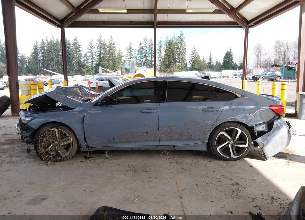 2022 HONDA ACCORD HYBRID SPORT VIN: 1HGCV3F28NA017334