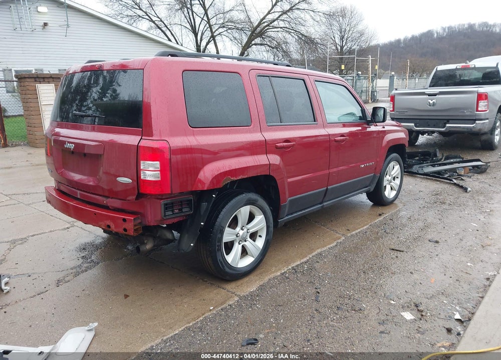 2015 JEEP PATRIOT LATITUDE VIN: 1C4NJPFB5FD402201