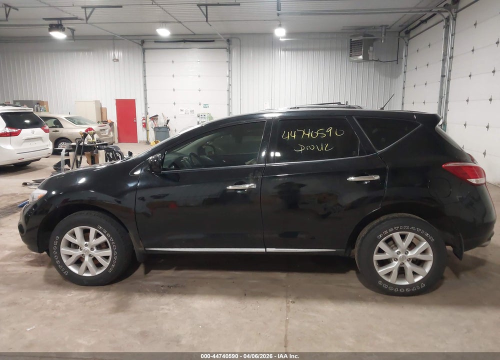 2012 NISSAN MURANO S VIN: JN8AZ1MW3CW220804