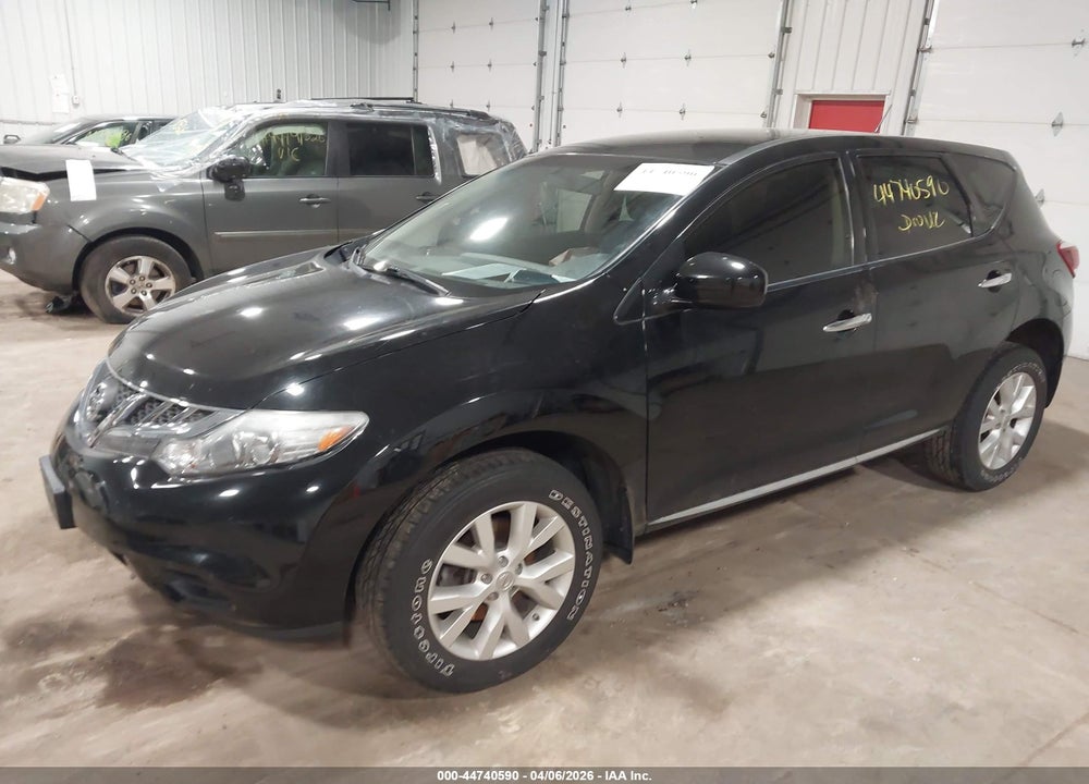 2012 NISSAN MURANO S VIN: JN8AZ1MW3CW220804