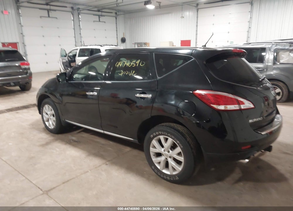 2012 NISSAN MURANO S VIN: JN8AZ1MW3CW220804