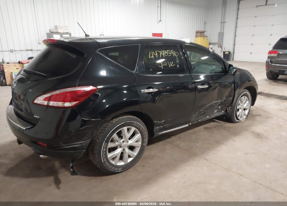 2012 NISSAN MURANO S VIN: JN8AZ1MW3CW220804