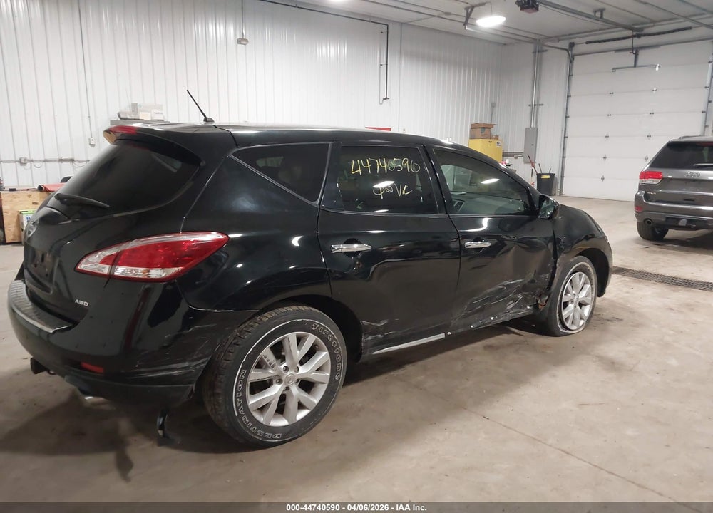 2012 NISSAN MURANO S VIN: JN8AZ1MW3CW220804