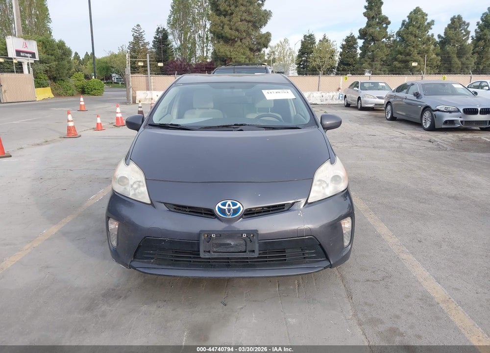 2012 TOYOTA PRIUS THREE VIN: JTDKN3DU7C1543448