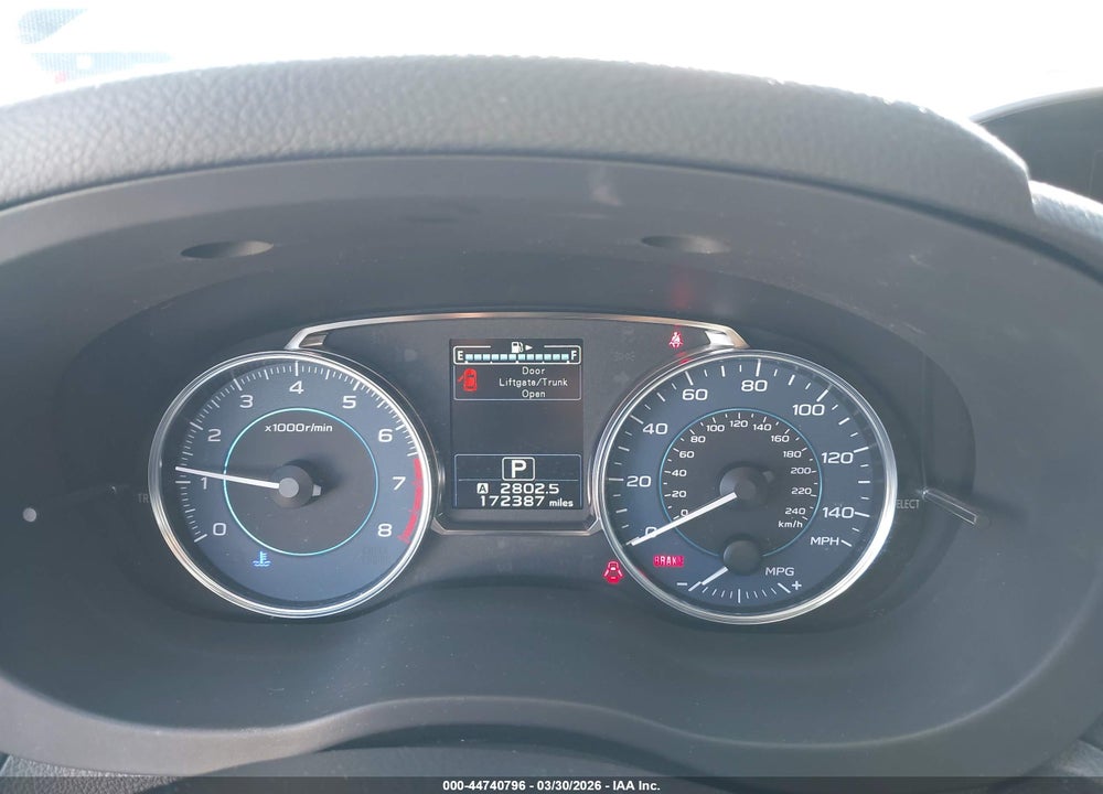 2016 SUBARU CROSSTREK 2.0I LIMITED VIN: JF2GPALCXGH211922