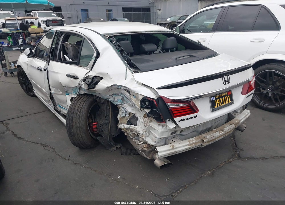 2016 HONDA ACCORD SPORT VIN: 1HGCR2F58GA129479