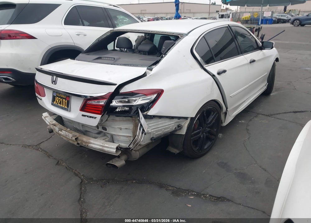 2016 HONDA ACCORD SPORT VIN: 1HGCR2F58GA129479