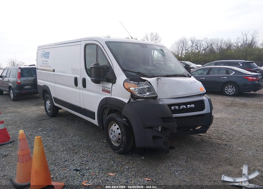 2021 RAM PROMASTER 1500 LOW ROOF 136 WB VIN: 3C6LRVAG1ME565146