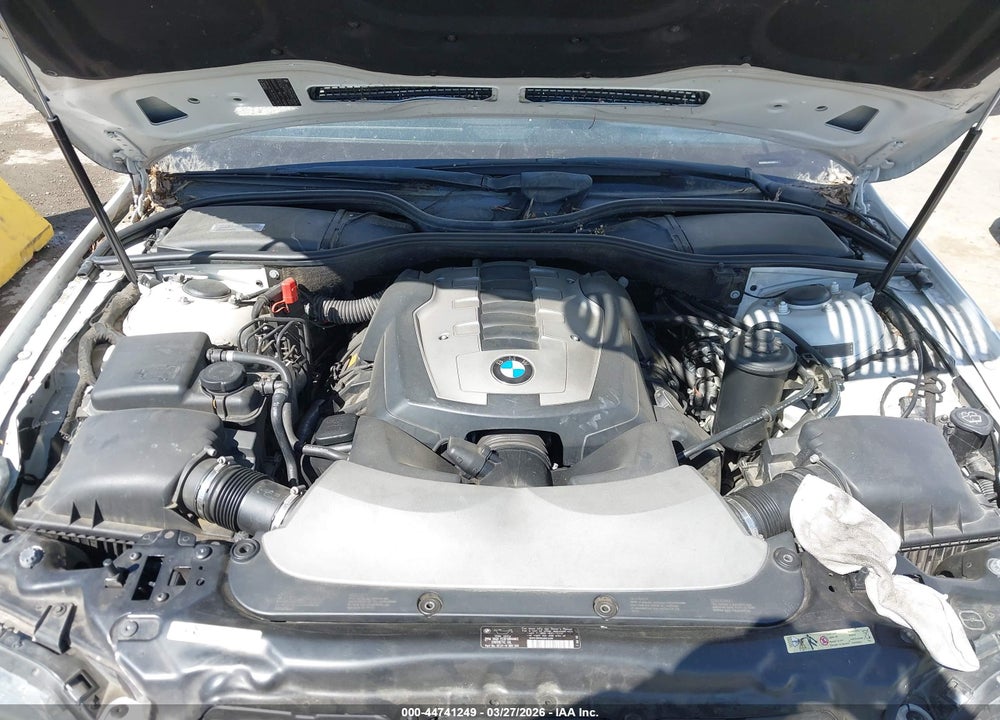 2008 BMW 750LI VIN: WBAHN83578DT81597
