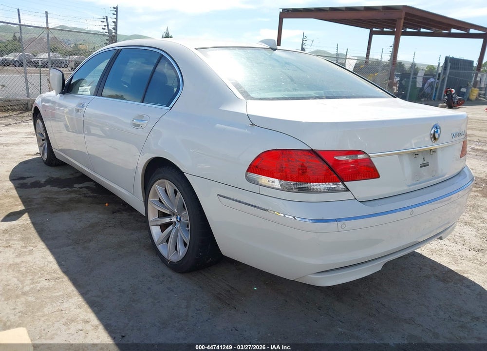 2008 BMW 750LI VIN: WBAHN83578DT81597