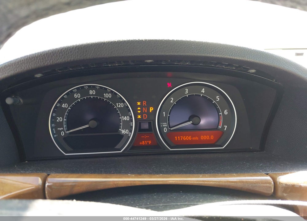 2008 BMW 750LI VIN: WBAHN83578DT81597