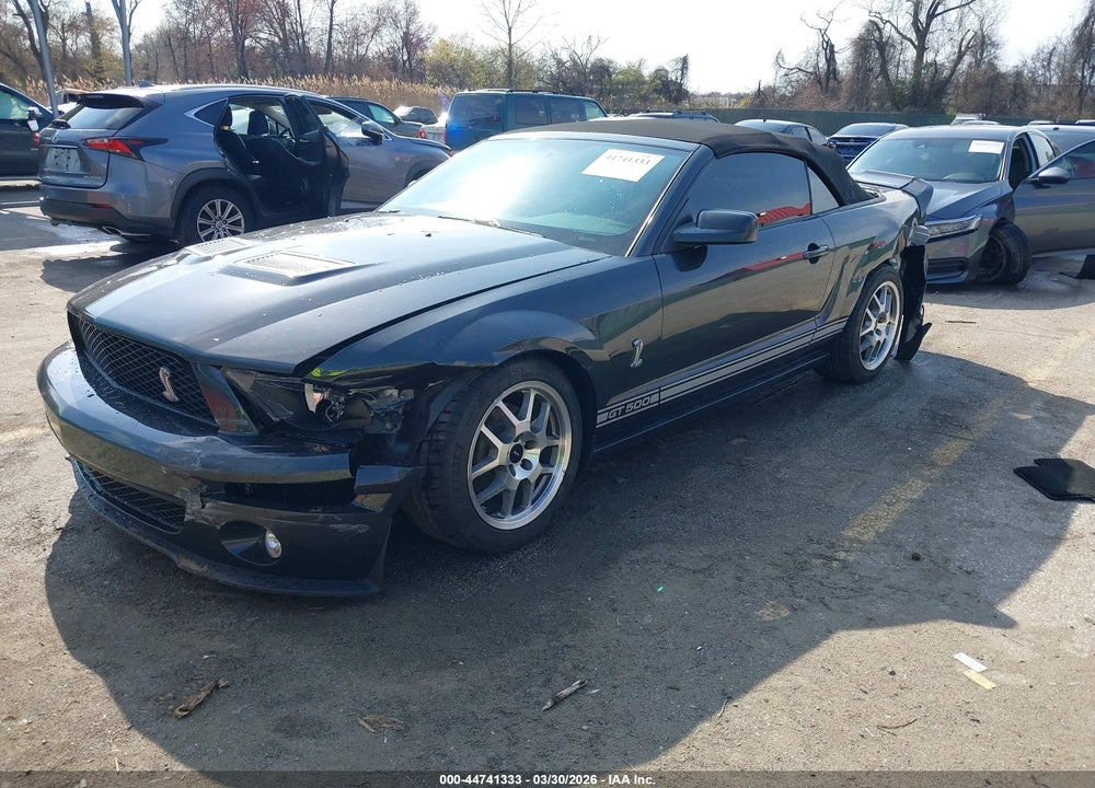 2008 FORD SHELBY GT500 VIN: 1ZVHT89S385151553