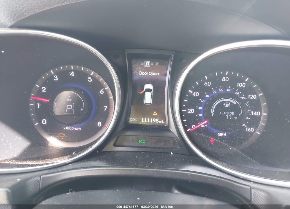 2015 HYUNDAI SANTA FE GLS VIN: KM8SN4HFXFU099160