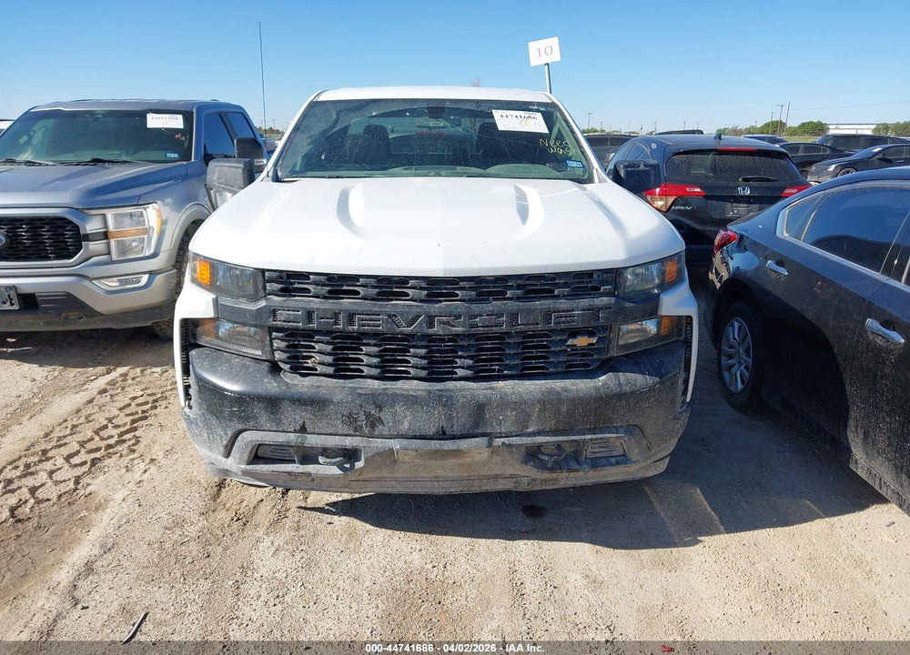 2021 CHEVROLET SILVERADO 1500 4WD  SHORT BED WT VIN: 3GCUYAEF2MG359607