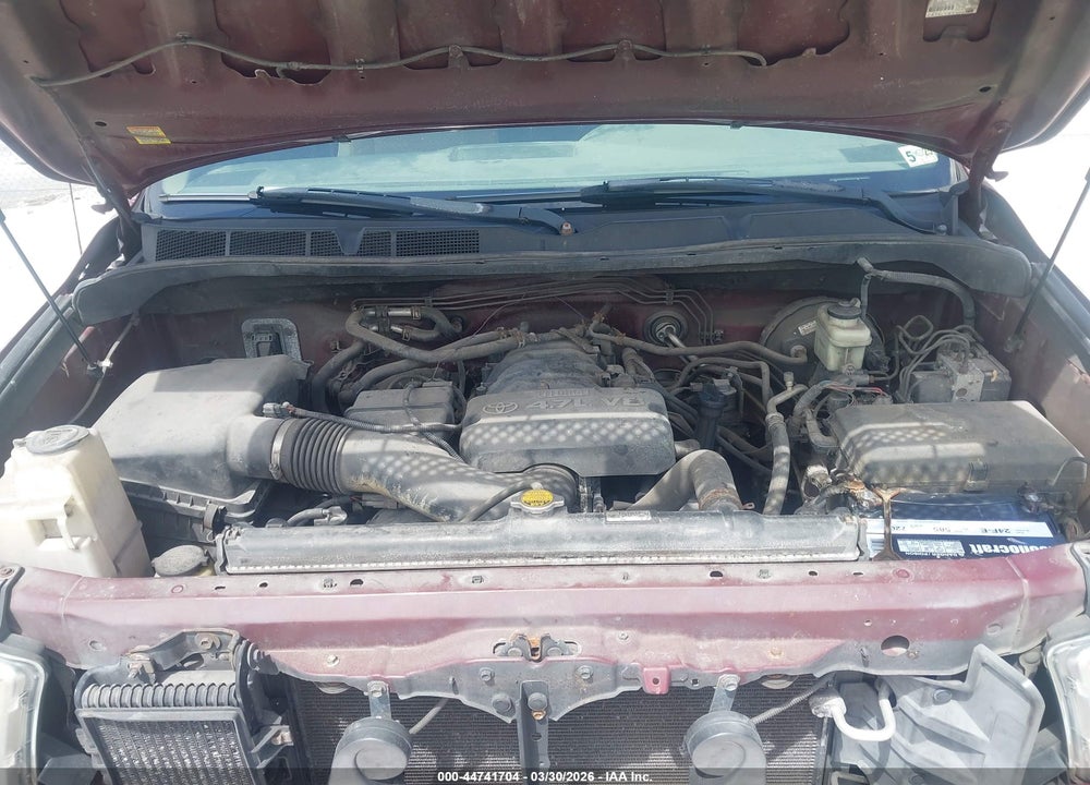 2008 TOYOTA TUNDRA SR5 4.7L V8 VIN: 5TBBT54158S463768
